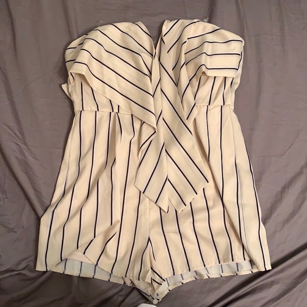 Papaya Romper, Small, never worn